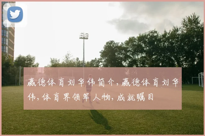 赢德体育刘华伟简介,赢德体育刘华伟,体育界领军人物,成就瞩目